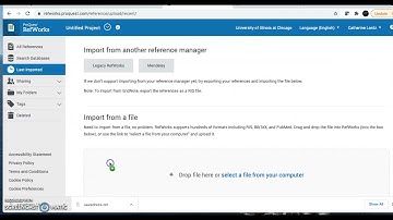 Importing Citations from Web of Science & Google Scholar