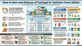 How To Sort Garbage In Japan Yoshioka Town Edition