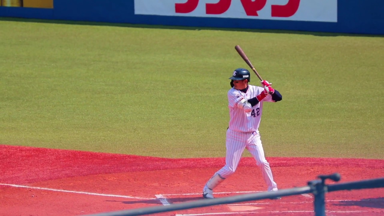 スワローズ 坂口智隆 バッティングフォーム 19 03 17 Youtube