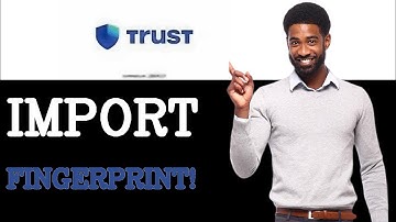 How To Import Trust Wallet Fingerprint Login (2025)