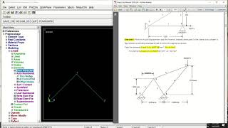 ANSYS Mechanical APDL Truss problem