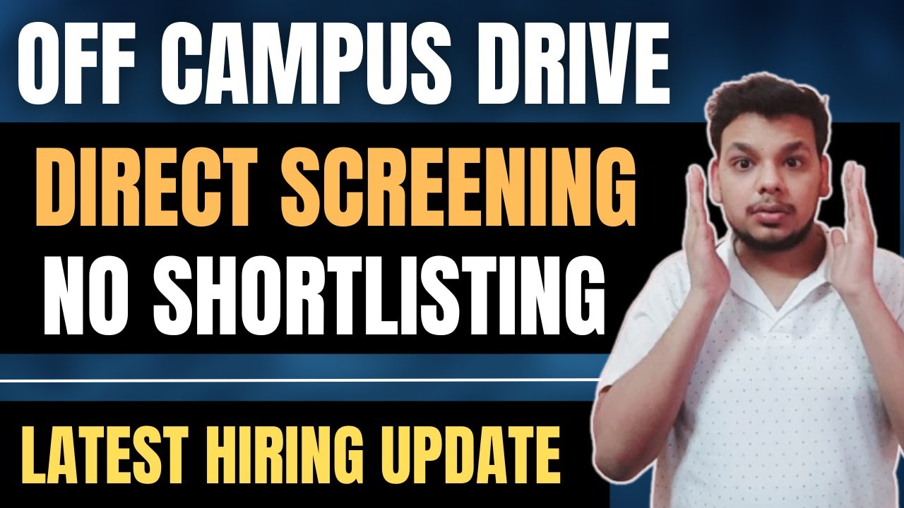 Direct Test | OFF Campus Drives | 2025, 2024 Batch Hiring | Fresher ...