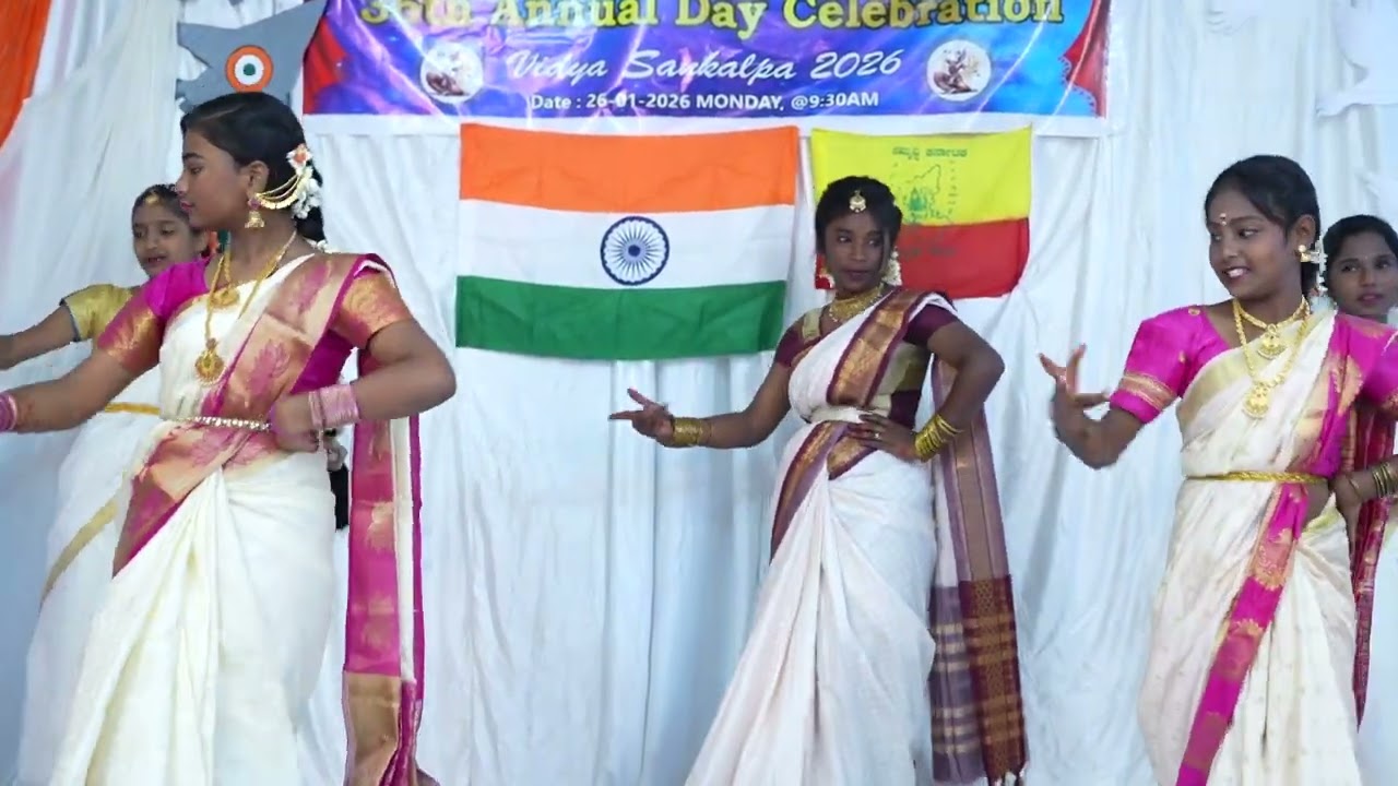 Vidya Sankalpa 2026 | Class 7 Performance | 🌾🎶 Folk / Village Message
