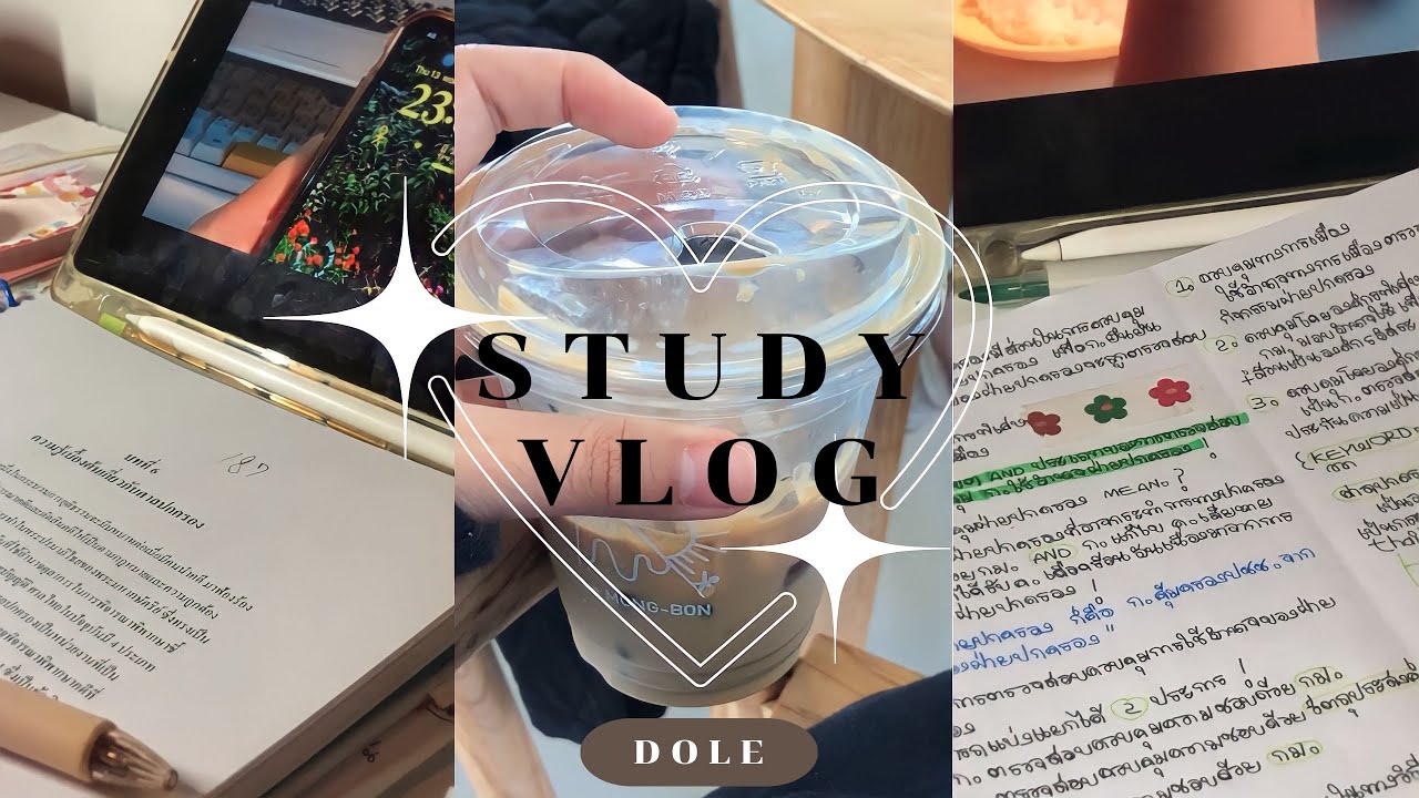 vlog  ─ 02 ✶ Ⓜ️❓| study vlog | law student  | final exam ของเด็กนิติปี 3 | take note 📓🖍️