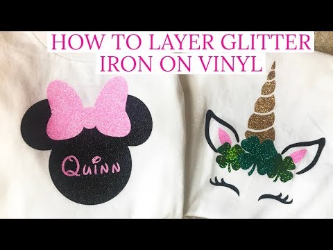 DIY Glitter Iron-On Vinyl Tutorial - DIY Show Off ™ - DIY