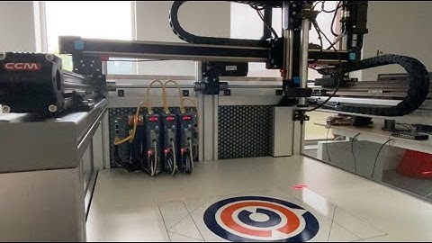 CCM XYZ-phi gantry system with Leadshine ELP Servo Drives controlled via EtherCAT