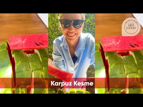 Kolay ve Pratik Karpuz Kesme Tekniği🍉🔪