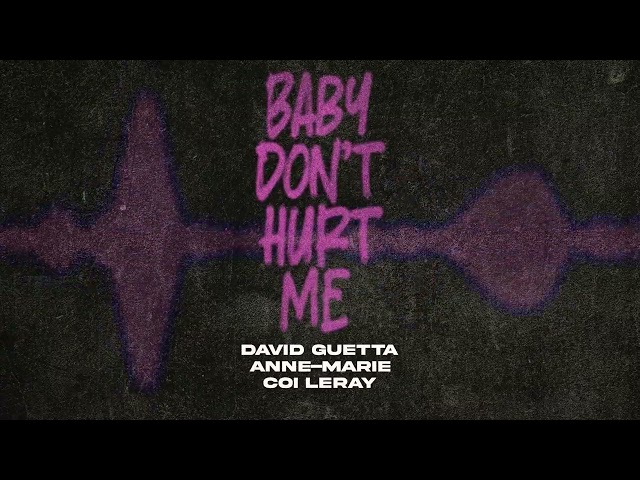 David Guetta & Anne-Marie & Coi Leray - Baby Don't Hurt Me (Visualiser) class=