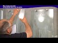 Vidéo de montage simple et rapide d'une paroi de douche Jazz quart de rond de Leda
