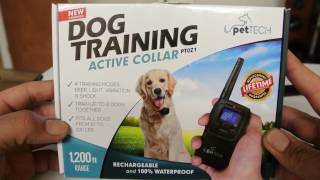pet tech dog training active collar