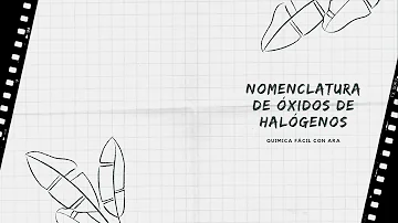 ¿Cuál es el orden de oxidación de los halógenos?