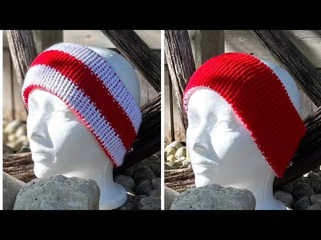 Easy Beginner Twisted Headband: Sentro/Addi Knitting Machine Tutorial 