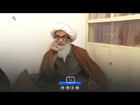 المرجع الديني الشيخ بشير حسين النجفي حتى النظارة والعباءة التي ارتديها مستوردة والله عيب