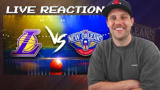 LIVE REACTION: Lakers VS Pelicans *NBA PLAY IN
