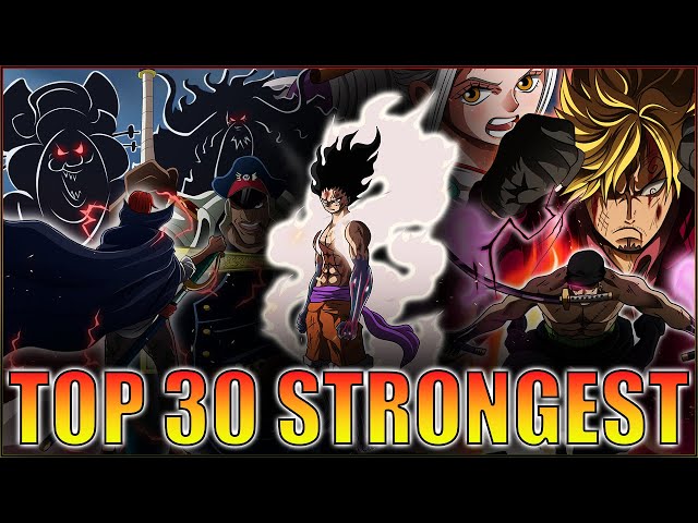 Top 30 Strongest One Piece Characters