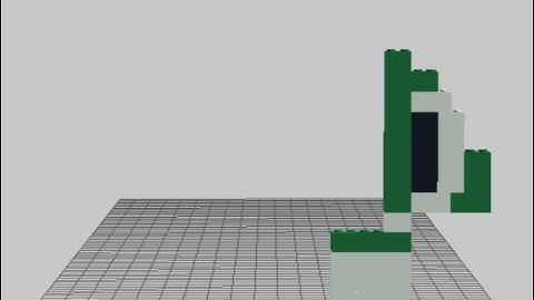 Bubble Bobble green dragon in LEGO