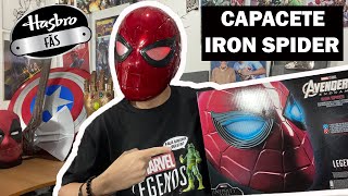 Capacete do IRON SPIDER / ARANHA DE FERRO - Réplica 1:1 coleção Marvel Legends - Unboxing e Review