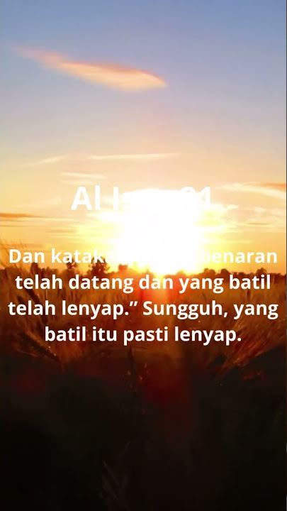 Al Isra 81