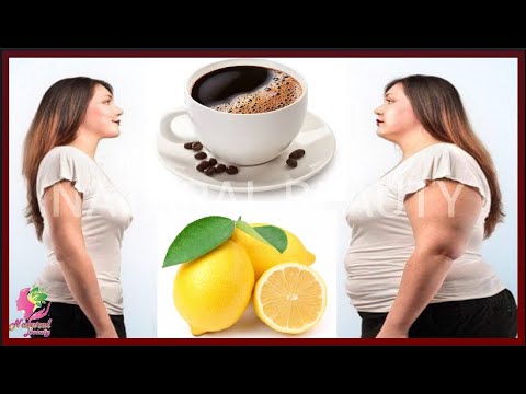 Drink coffee and lemon in the morning and lose belly fat in 7 days / strong drink to lose weight