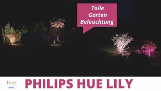 Philips Hue Lily - unsere Garten Beleuchtung