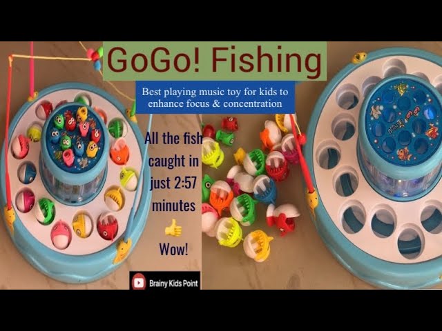 Gogo fishing game  fish catching in just 2:57 minutes/ Toys for