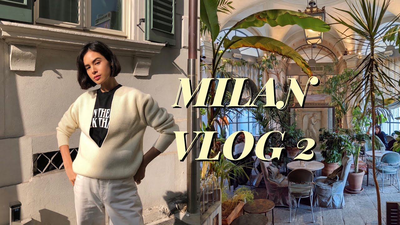 ミラノVLOG 2 |可愛すぎるカフェ、美味しすぎる生ハム、ハプニングも…