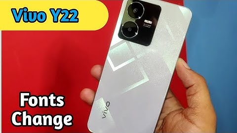 Font Setting In Vivo Y22, Font Size Change In Vivo Y22, How To Change Font Style In Vivo Y22,