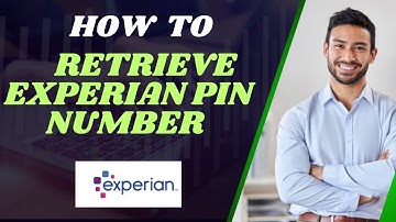 How to retrieve Experian pin number I DOUBLE Z