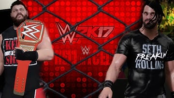 KEVIN OWENS vs SETH ROLLINS HELL IN A CELL MATCH! | WWE 2K17 HIAC 2016 Simulatons