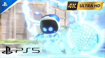 Astro Bot - Apes on the Loose Walkthrough PS5 Gameplay 4K Ultra HD 60fps HDR