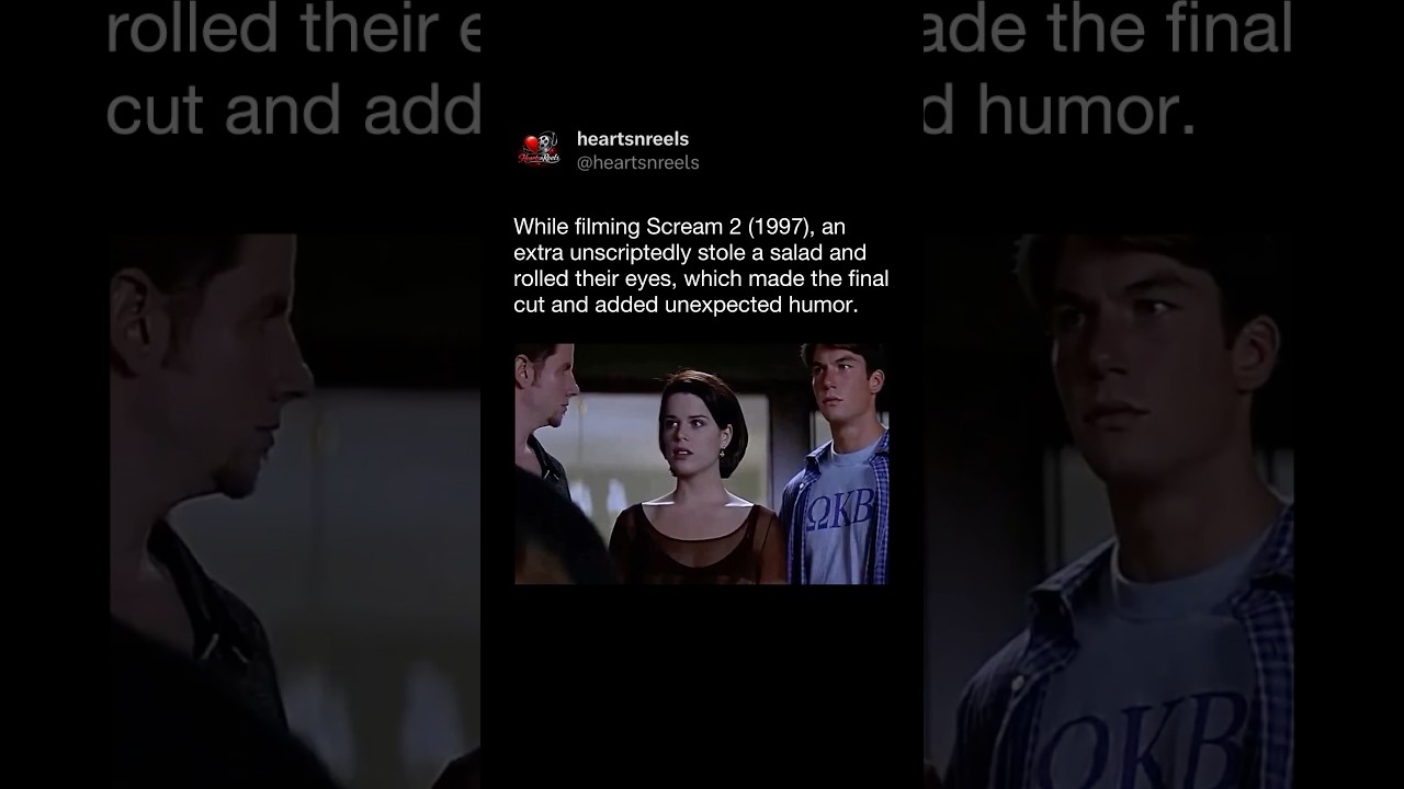 Scream 2 (1997): An Extra Stole a Salad and It Made the Final Cut