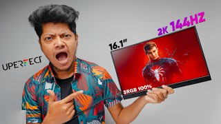 You Need This TYPE C Portable Monitor! - Uperfect 16" 2K 144Hz Monitor With 100% SRGB