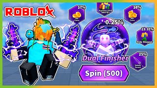 สุ่ม Nebula Blasters 500 Spin 👾 | Roblox Blade Ball