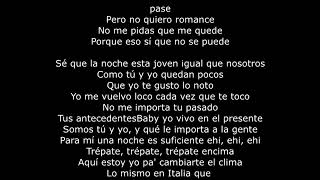 Fred De Palma & Justin Quiles - ROMANCE - Lyrics/Testo