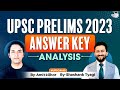 Upsc prelims 2023 answer key  paper analysis  upsc prelims cut off  general studies  studyiq