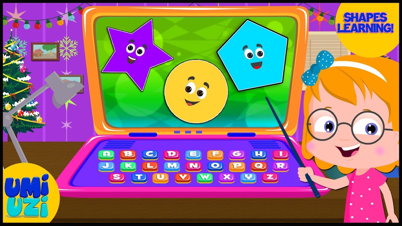Lets Learn Shapes Fun Watch And Learn Video For Kids Umi Uzi Youtube