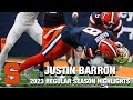 Justin Barron 2023 Regular Season Highlights | Syracuse DB