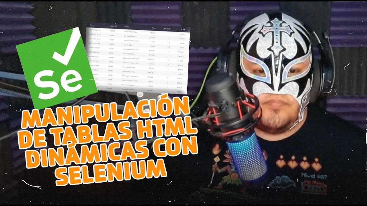 Manipulación de Tablas HTML Dinámicas con Selenium y Java - YouTube