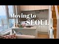 Moving to seoul korea  apartment hunting 12 house tours snowy days cafe hopping  vlog