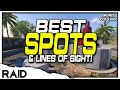 Best Spots & Lines of Sight on Raid!! | (Maps Exposed! #3)