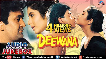 Deewana - 90's Romantic Songs | Shahrukh Khan, Rishi Kapoor, Divya Bharti | JUKEBOX | Hindi Songs