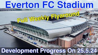 NEW Everton FC Stadium at Bramley Moore Dock. A Full FlyAround! by Mister Drone UK 35,331 views 11 days ago 12 minutes, 9 seconds