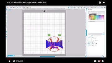 How to make registration marks for a multi-color decal / Registration marks silhouette studio