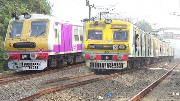 Aerodynamic Headed Katwa Bandel EMU Local & Katwa Howrah Local Train Dangerously skipping Railgate