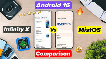 🔥 Android 16 Custom Rom Comparison - Infinity X vs MistOS