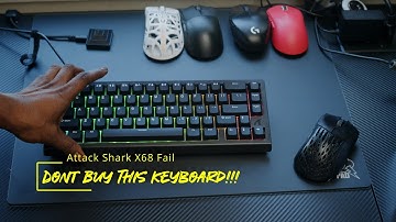 Attack Shark X68 HE fail dont buy this keyboard!!!!