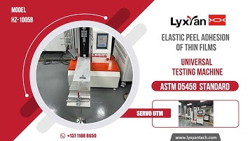 Plastic Thin Film Elastic Peel adhesion Testing machine Equipment ASTM D5458
