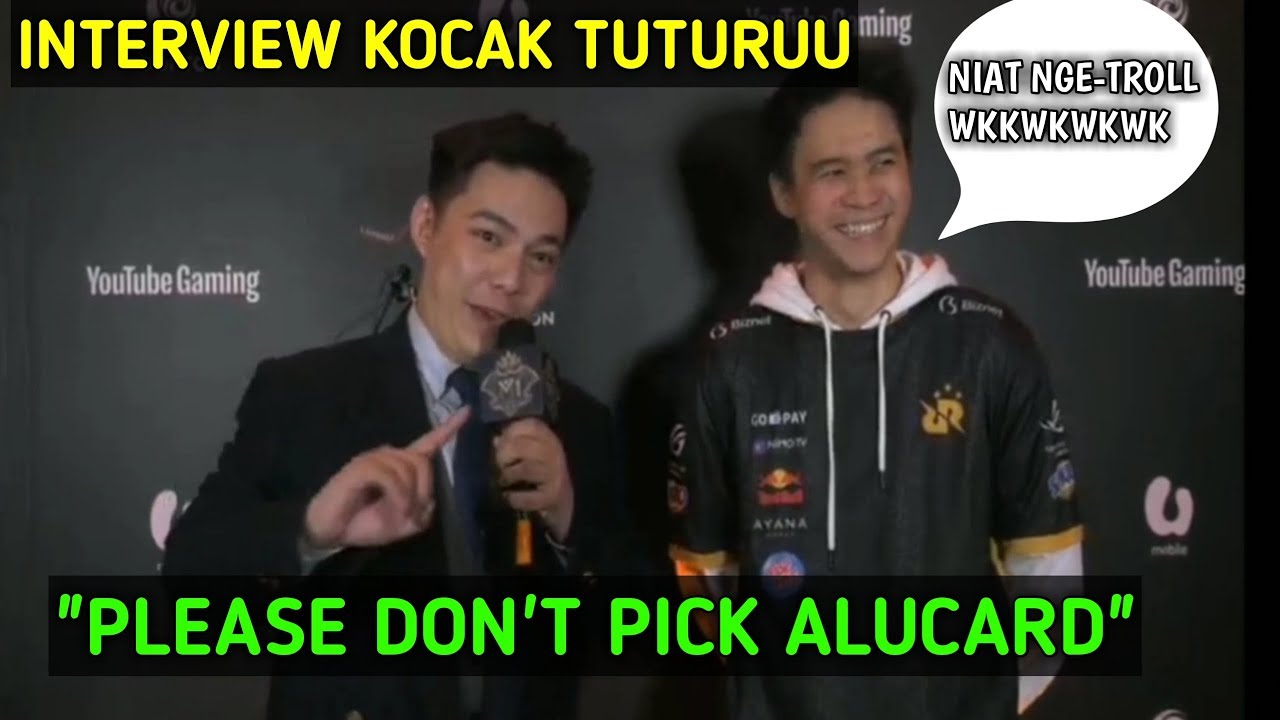 INTERVIEW KOCAK TUTURU PAS PICK ALUCARD DI M1 QUALIFIER MLBB World Championship 2019