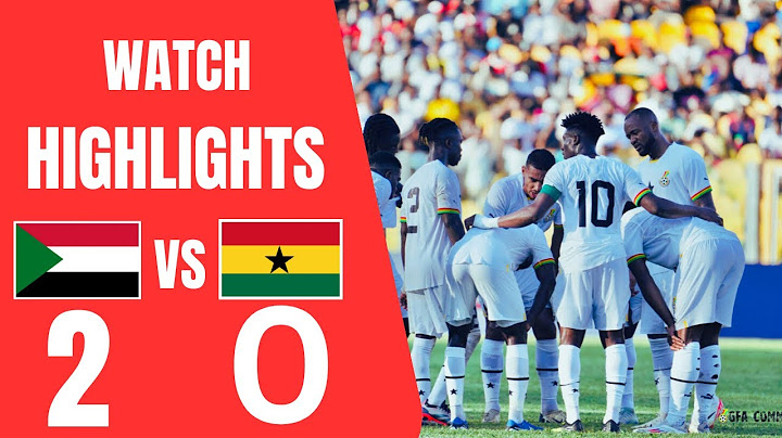 SUDAN VS GHANA (2-0) • MATCH HIGHLIGHTS & GOALS || BLACK STARS SHOCKING😯