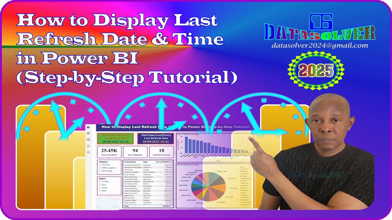 How to Display Last Refresh Date & Time in Power BI | Step-by-Step ...